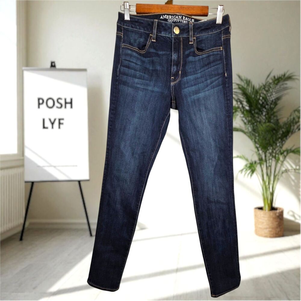 American Eagle Jeans X4 Size 6 High Rise Jegging 360 Super Stretch